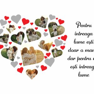 Tablou canvas personalizat cu 11 poze - Cadou pentru MAMA ♥️