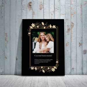 Tablou cea mai bună mamă! Personalizat, panza canvas