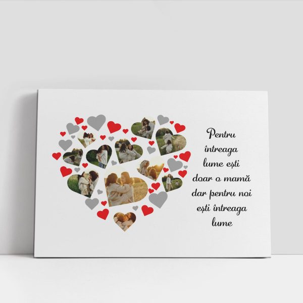 Tablou canvas personalizat cu 11 poze - Cadou pentru MAMA ♥️