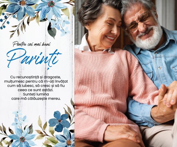 Tablou pentru parinti, panza canvas, personalizat cu o poza - imagine 3
