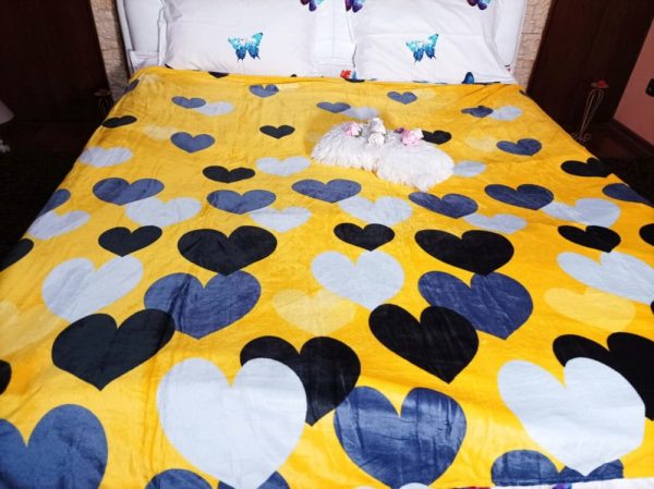 Patura cocolino pufoasa 200x230 cm, East Comfort - Leticia