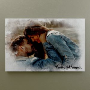 Tablou canvas personalizat cu poză - Pentru totdeauna